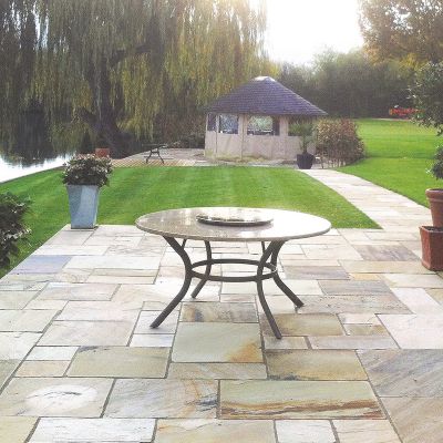 Stone Paving Traditional Sandstone - Fossil