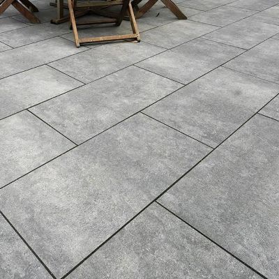 Strata Stone Porcelain Paving - Grigio Perla
